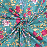 Diwali Gift Box | 1 Double Bedsheet, 1 Pair Door Hanging, 1 Metal Urli, 2 Laddoo Candles