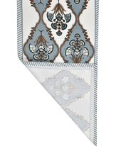 Handblock Printed Canvas Cotton Table Runner With Set Of 6 Mats
