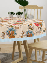 Cotton Round Table Cover - 6 seater- 60inches