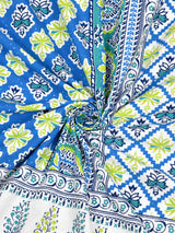 Floral Print Table Cloth 60X90 Inches - 6 Seater Dining Table
