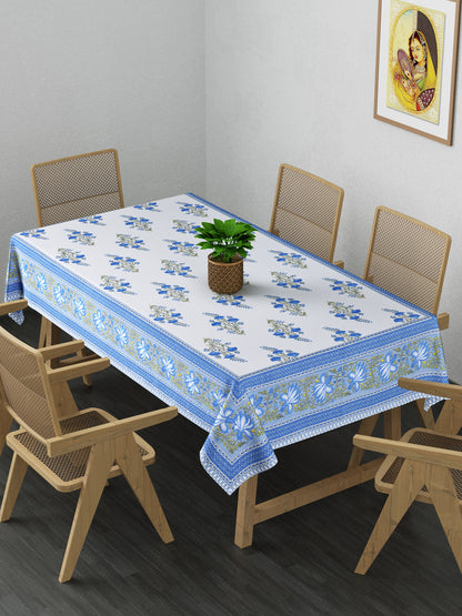 Floral Print Table Cloth 60X90 Inches - 6 Seater Dining Table