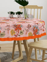 Cotton Round Table Cover - 6 seater- 60inches