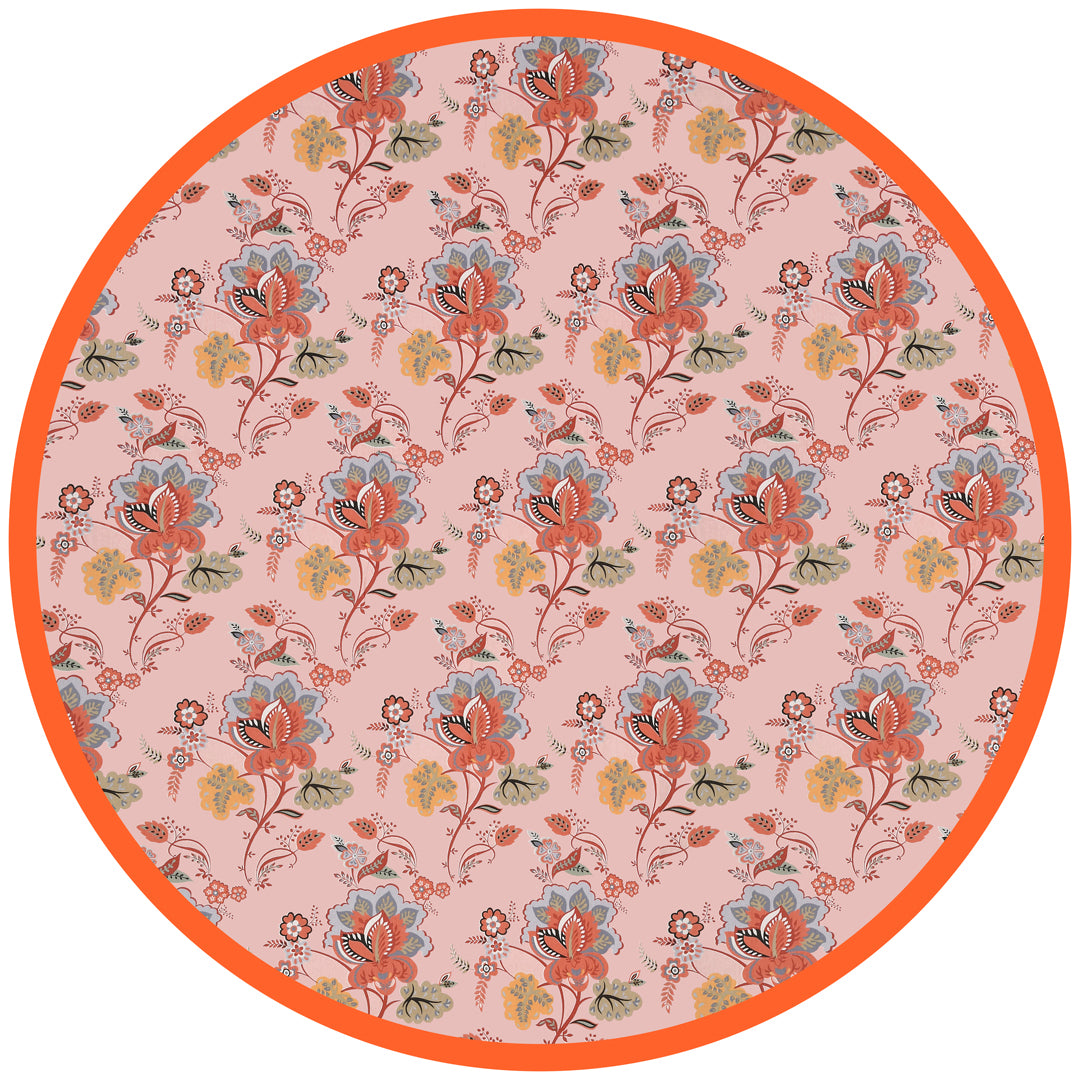 Cotton Round Table Cover - 6 seater- 60inches