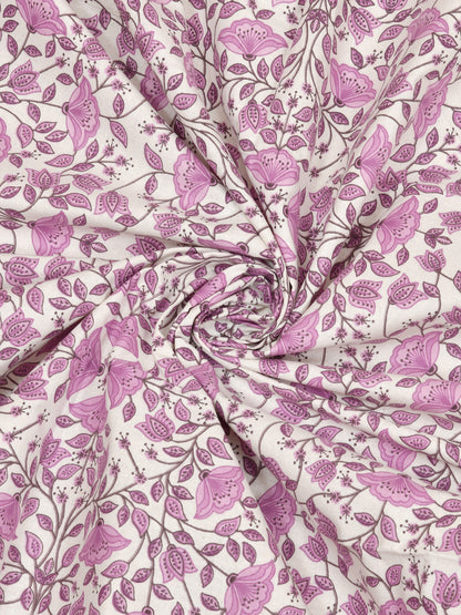 Cotton Floral Print Table Cloth 60X90 Inches - 6 Seater Dining Table