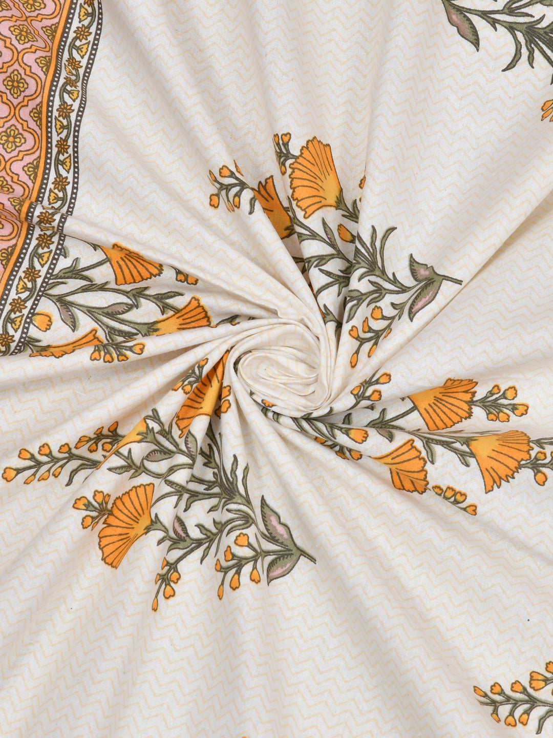 Floral Print Table Cloth 60X90 Inches - 6 Seater Dining Table