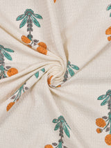 Hand Block Printed Honey Comb Cotton Hand Towel- Set of 2