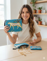 Set of 3 cosmetic Flat pouches