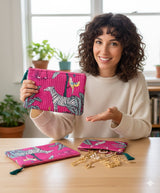 Set of 3 cosmetic Flat pouches