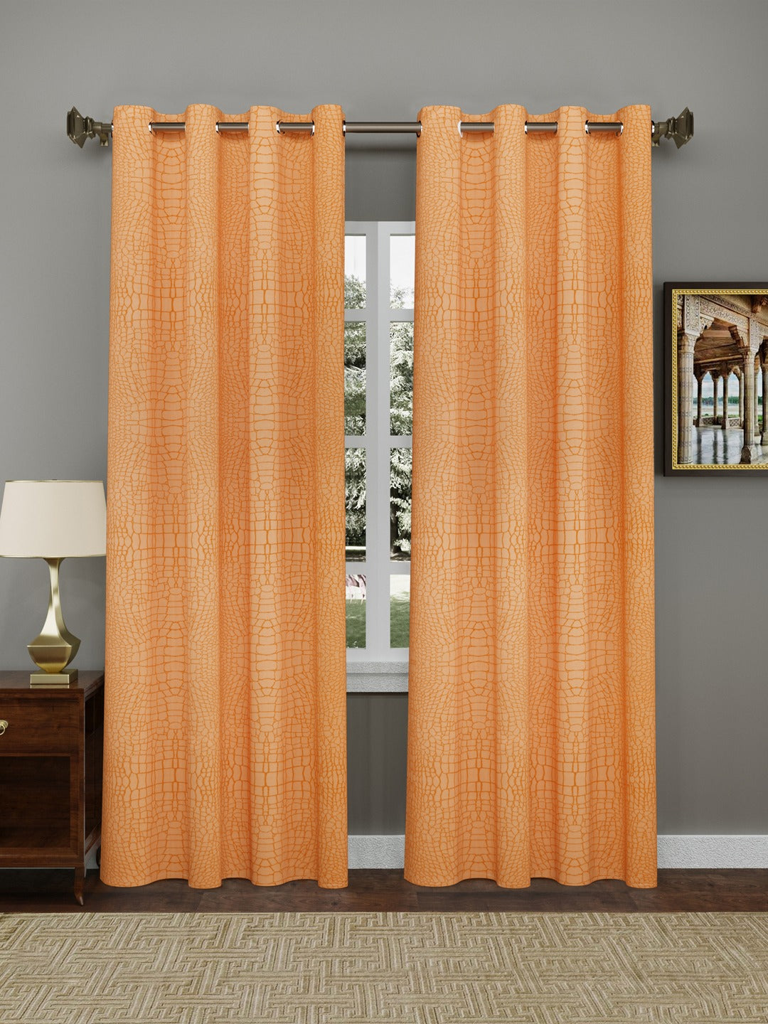 Kids Room Cotton Printed Curtains - Set of 2 - 7X4 feet