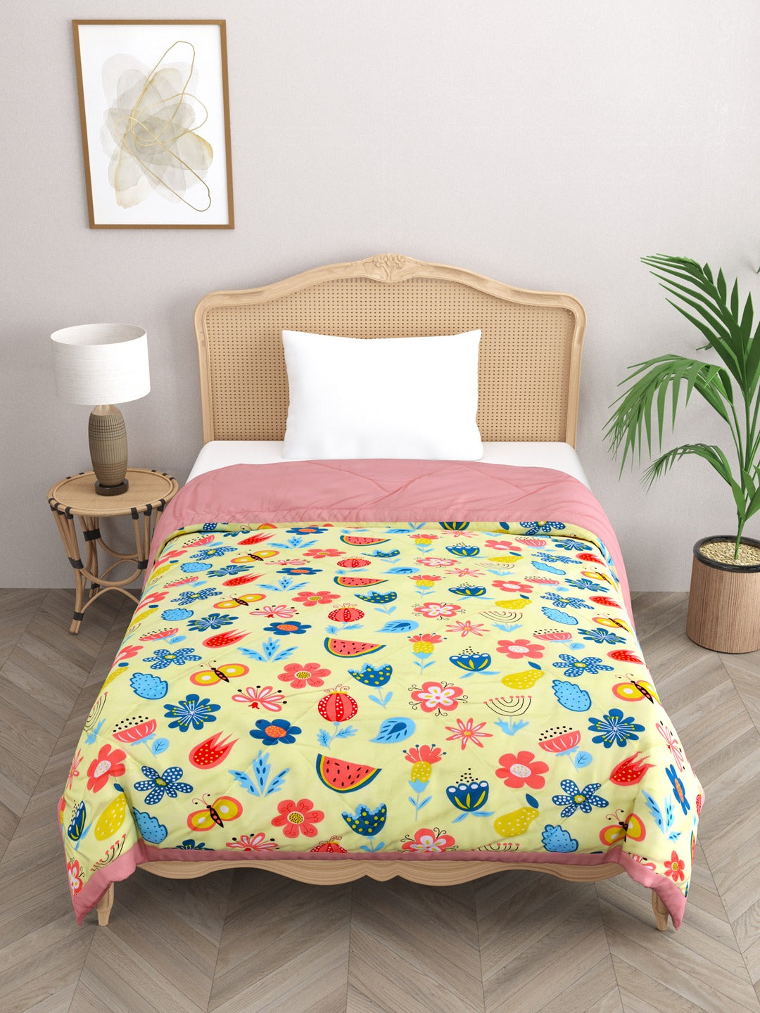 Kids Print Reversible Comforter - 60X90 Inches