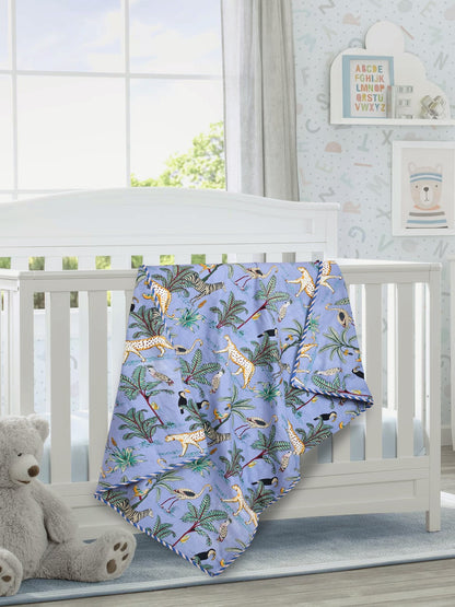 Cotton Reversible Kids Dohar/AC Blanket - 40X60 Inches