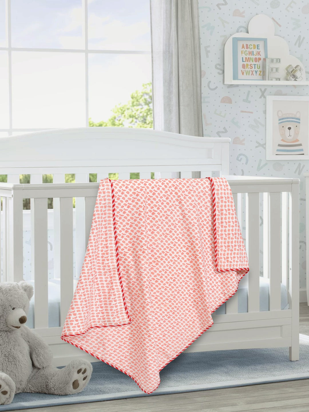 Cotton Reversible Kids Dohar/AC Blanket - 40X60 Inches