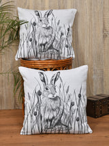 Set of 2 Cotton Cushion Covers - 16 Inches