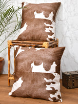 Set of 2 Cotton Cushion Covers - 16 Inches